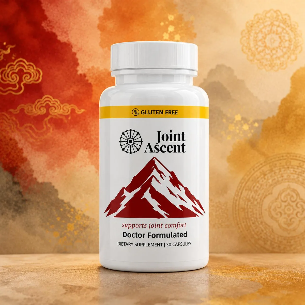 Joint Ascent supplement bottle angled view